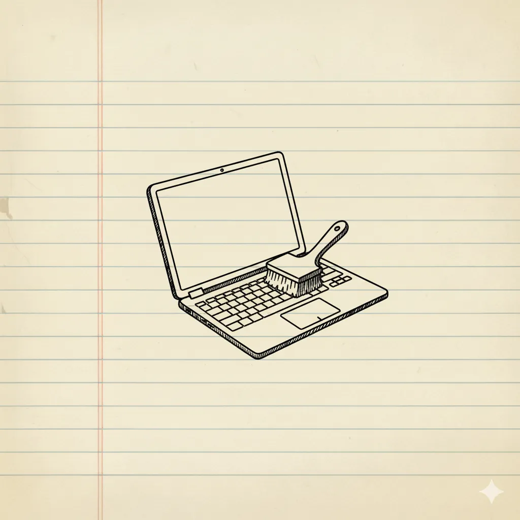 Limpieza de laptop